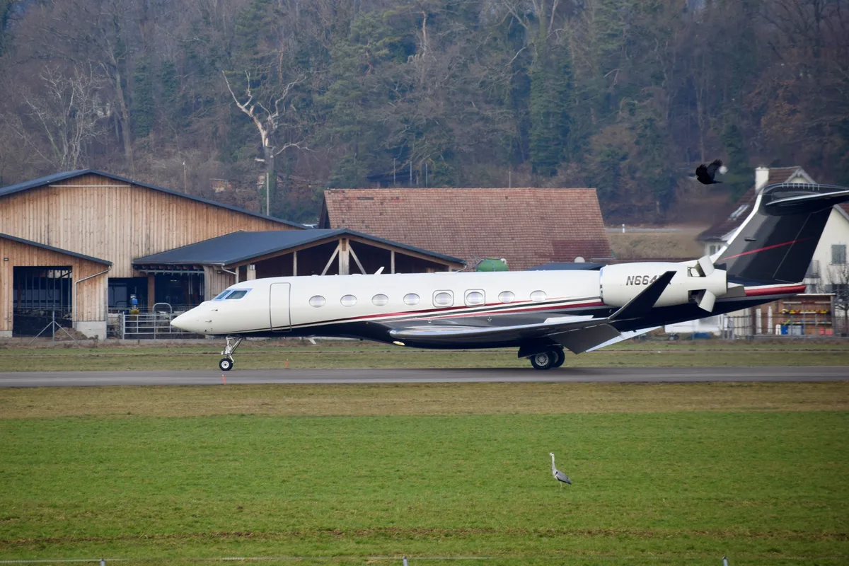 Auf dem Flugplatz Dübendorf war während des WEF einiges los.